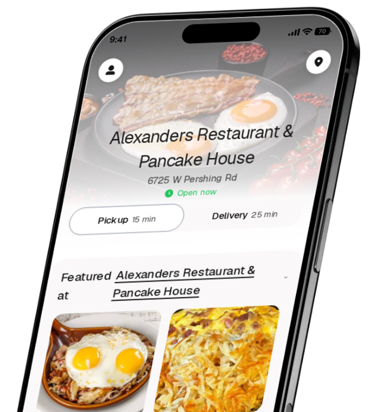 Alexanders Restaurant & Pancake House app preview