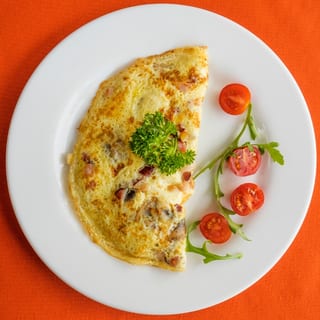 Sausage and Cheese Omelette